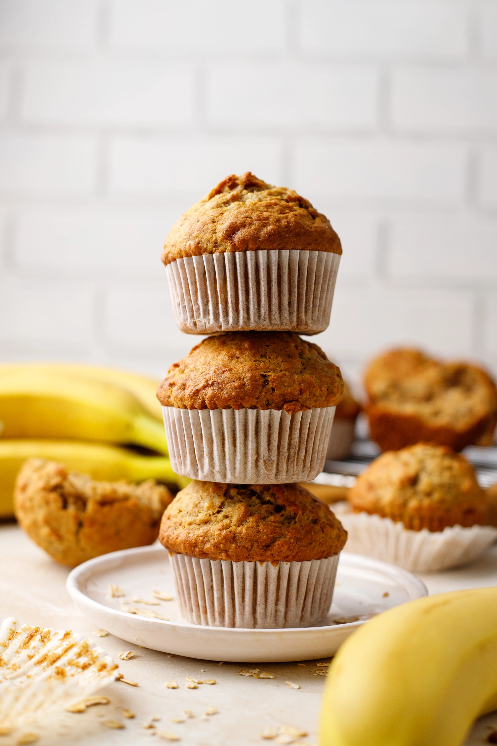 Banana Oat Muffins freelance food photographer