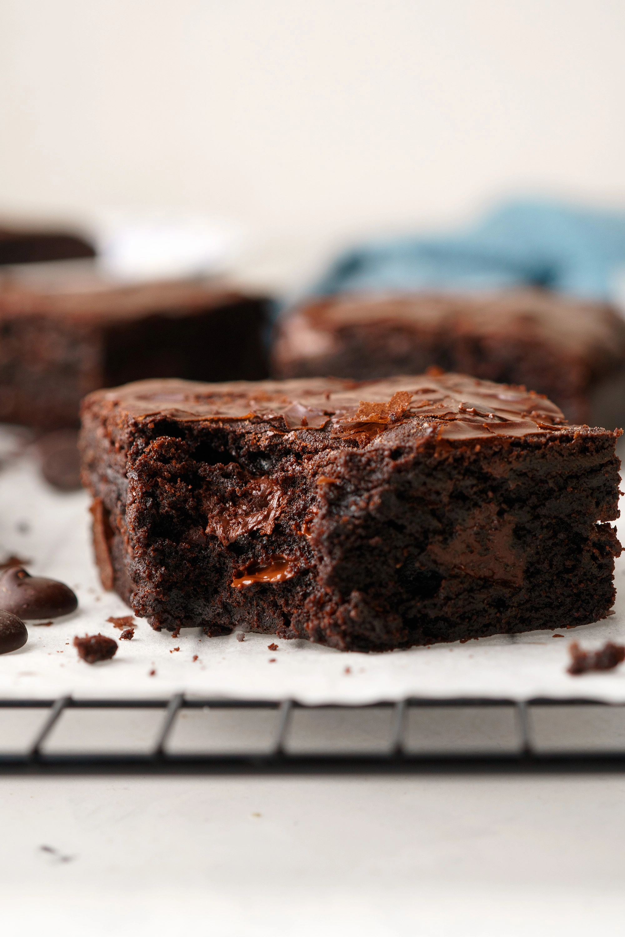 Brownie recipe photography