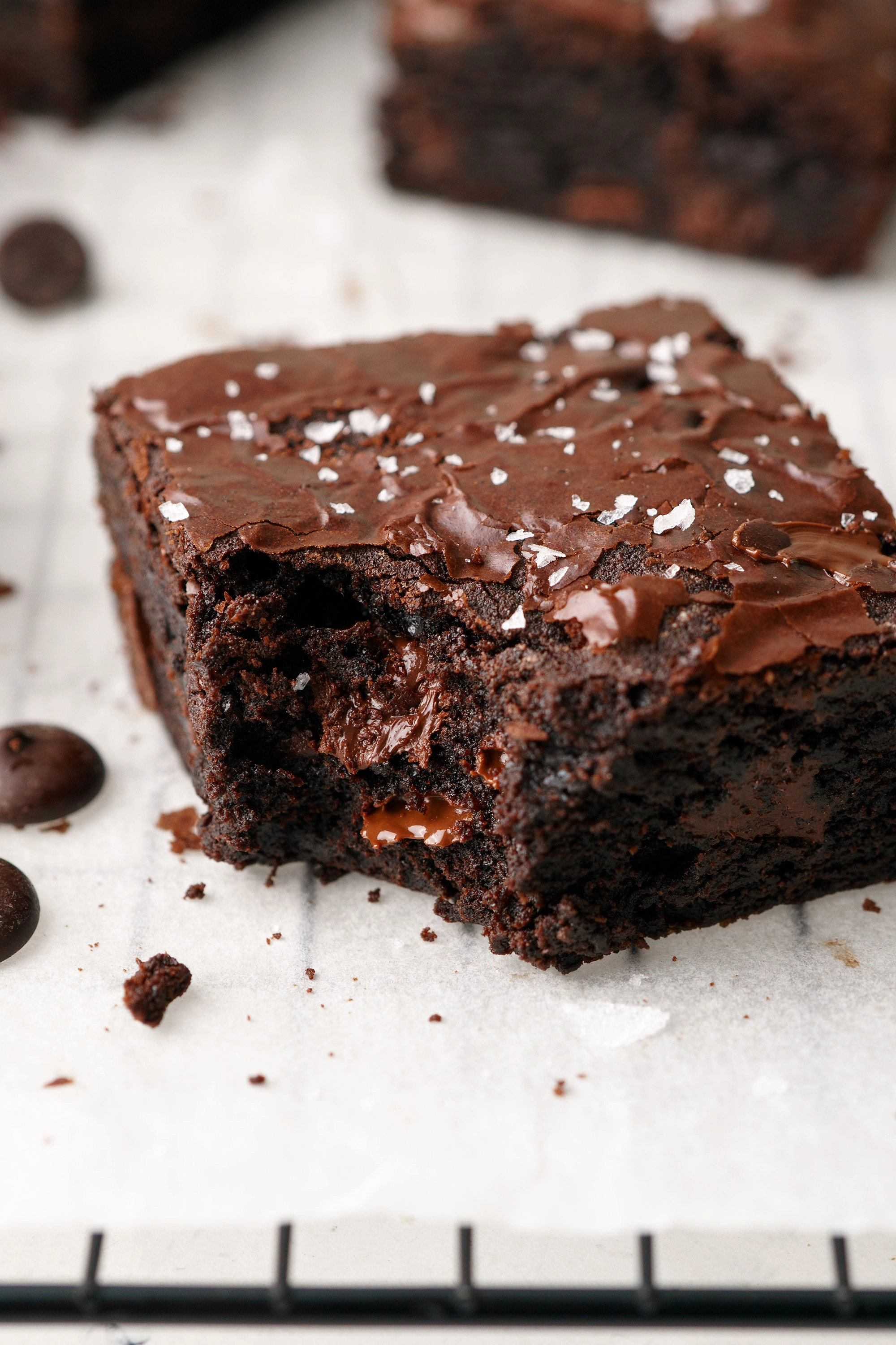 Brownie recipe photography