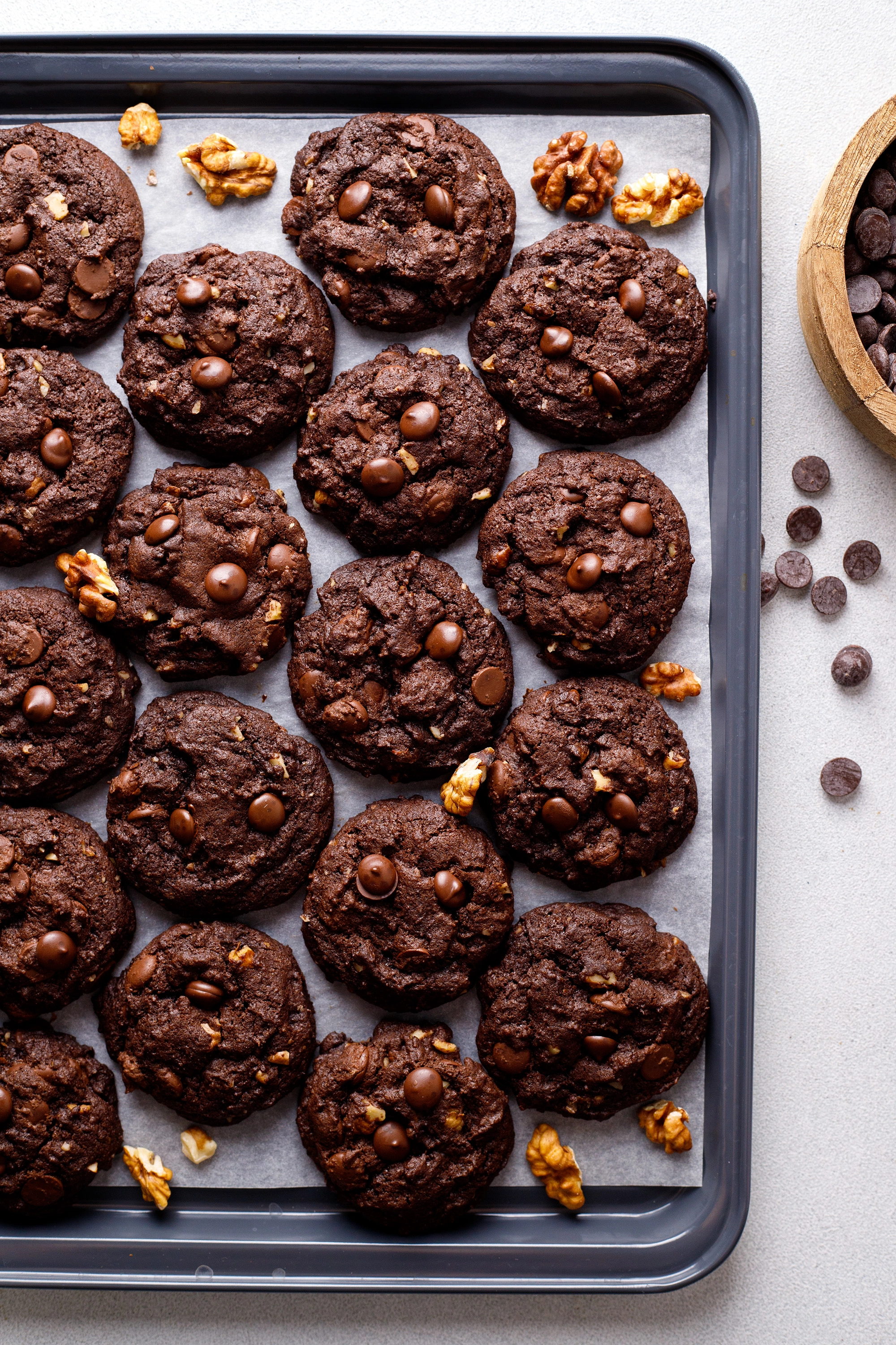 Double Chocolate Cookies freelance food photographer