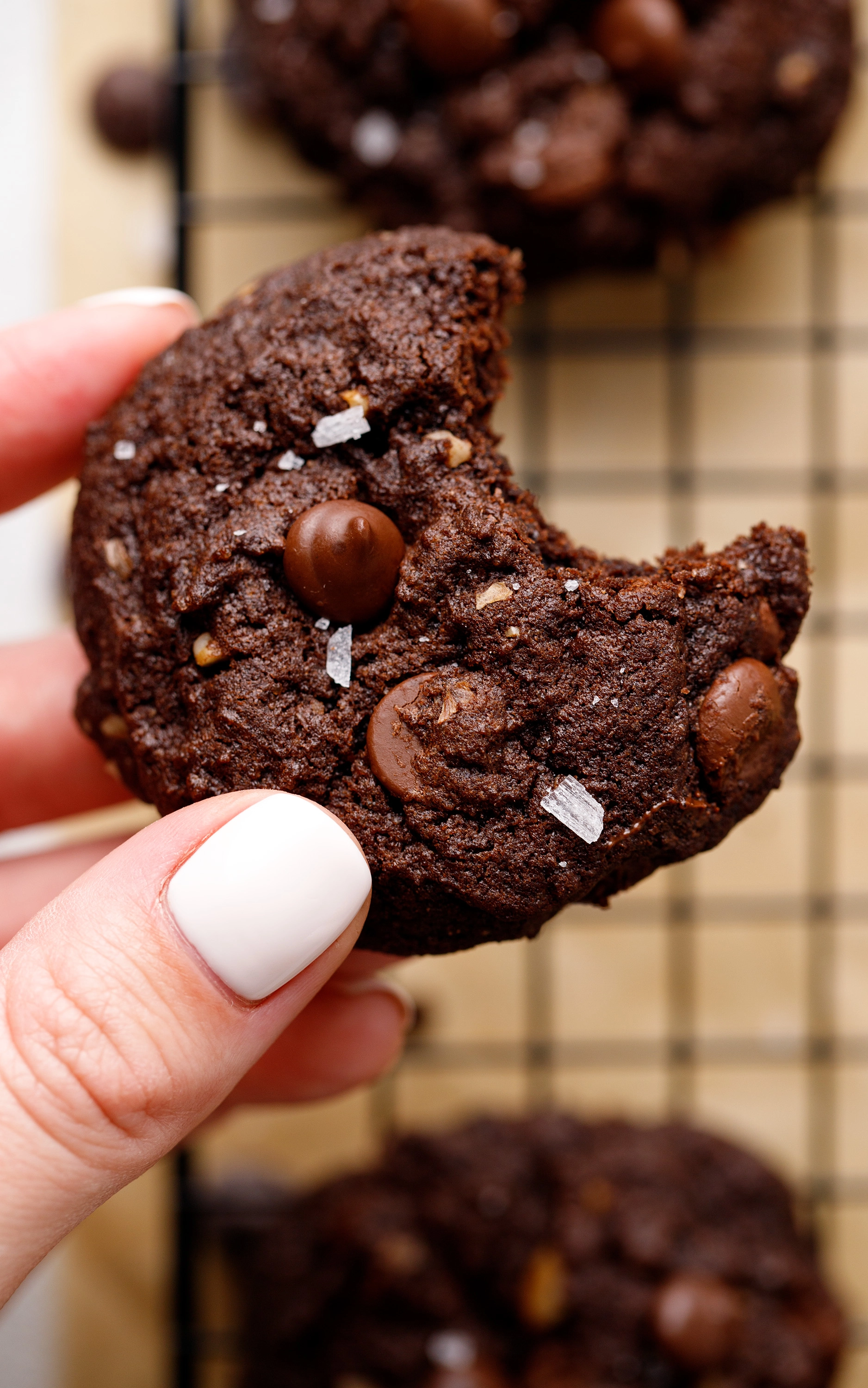 Double Chocolate Cookies recipe photography