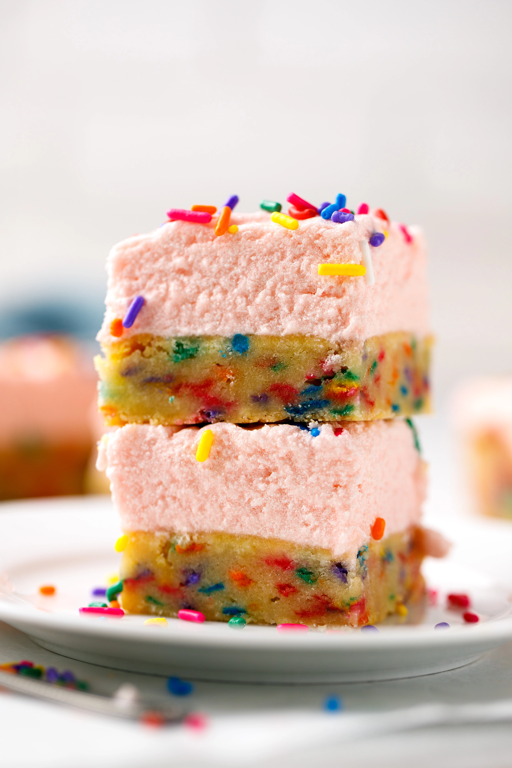 Frosted Sugar Cookie Bars recipe photography