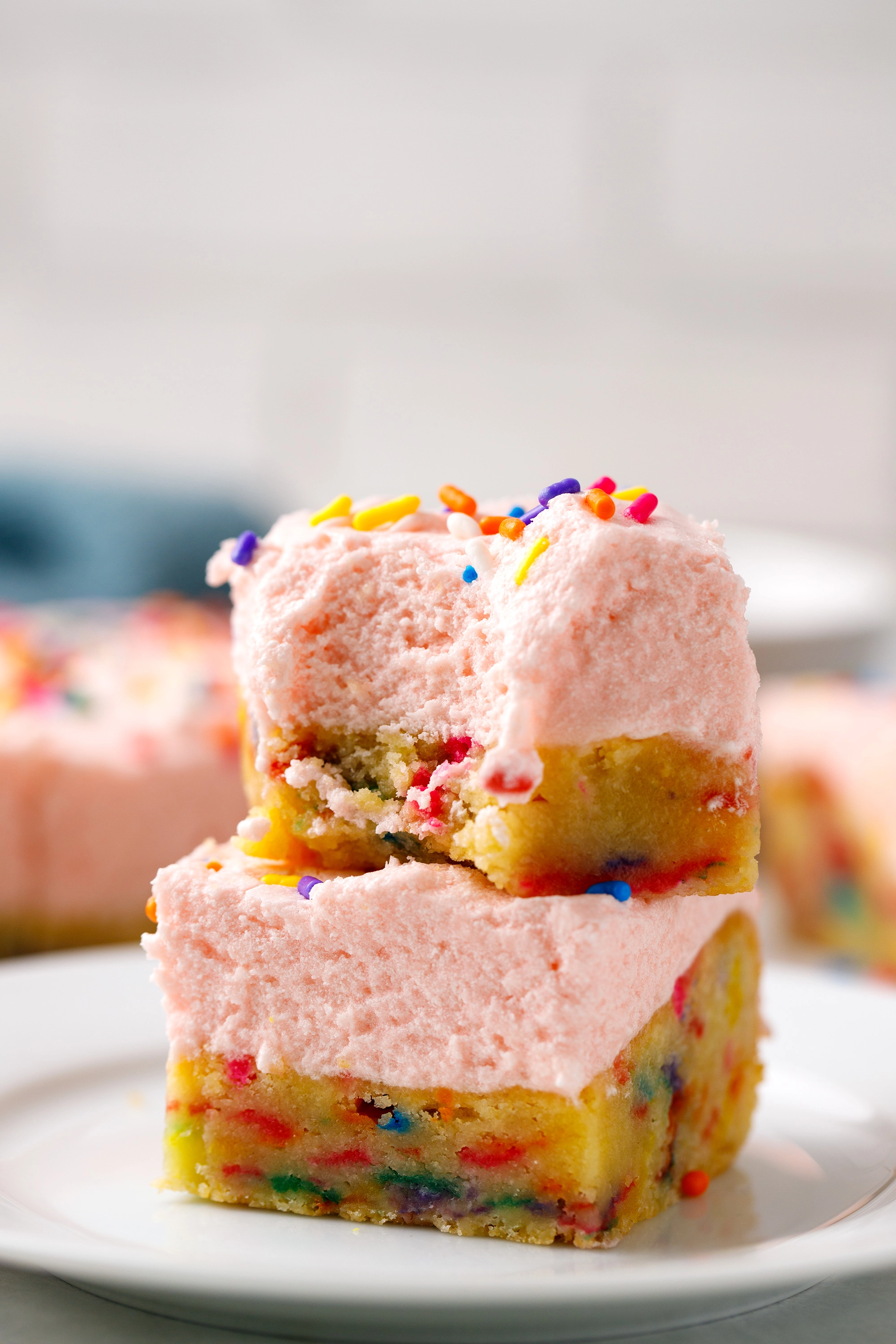 Frosted Sugar Cookie Bars recipe photography