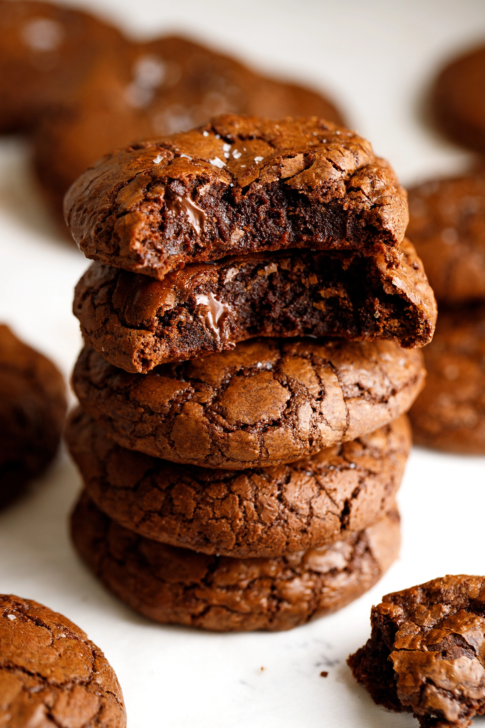 Fudgy Brownie Cookies freelance recipe photography