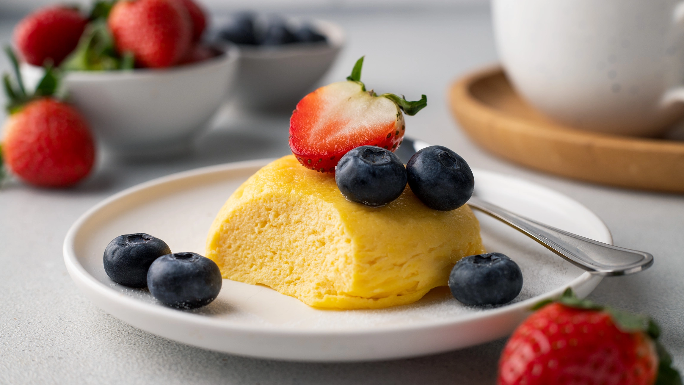 Keto 5-Ingredient Mug Cheesecake freelance food photographer