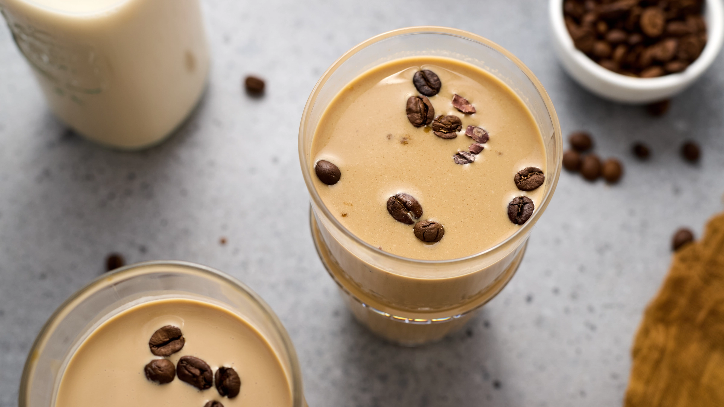 Keto Protein-Packed Coffee Smoothie freelance food photographer