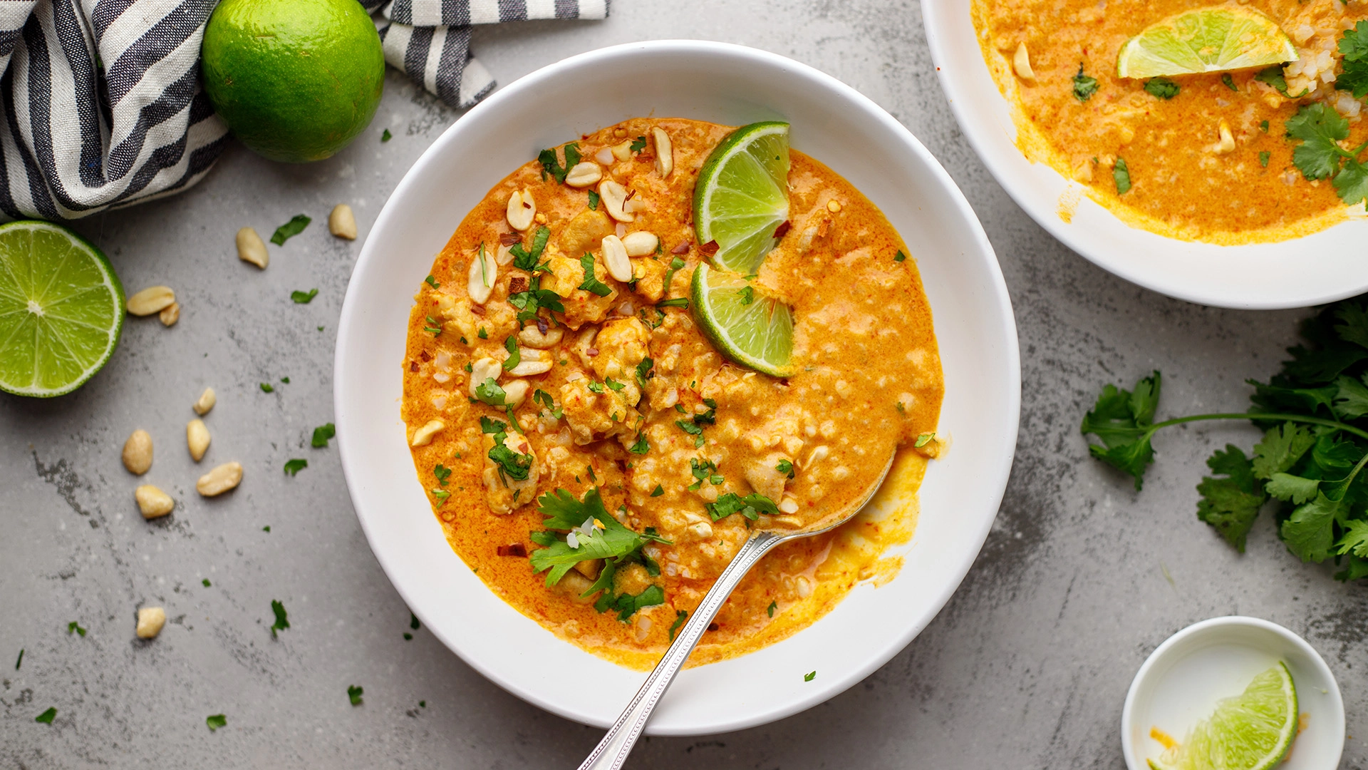 Keto Thai Massaman Curry with Chicken freelance food photographer