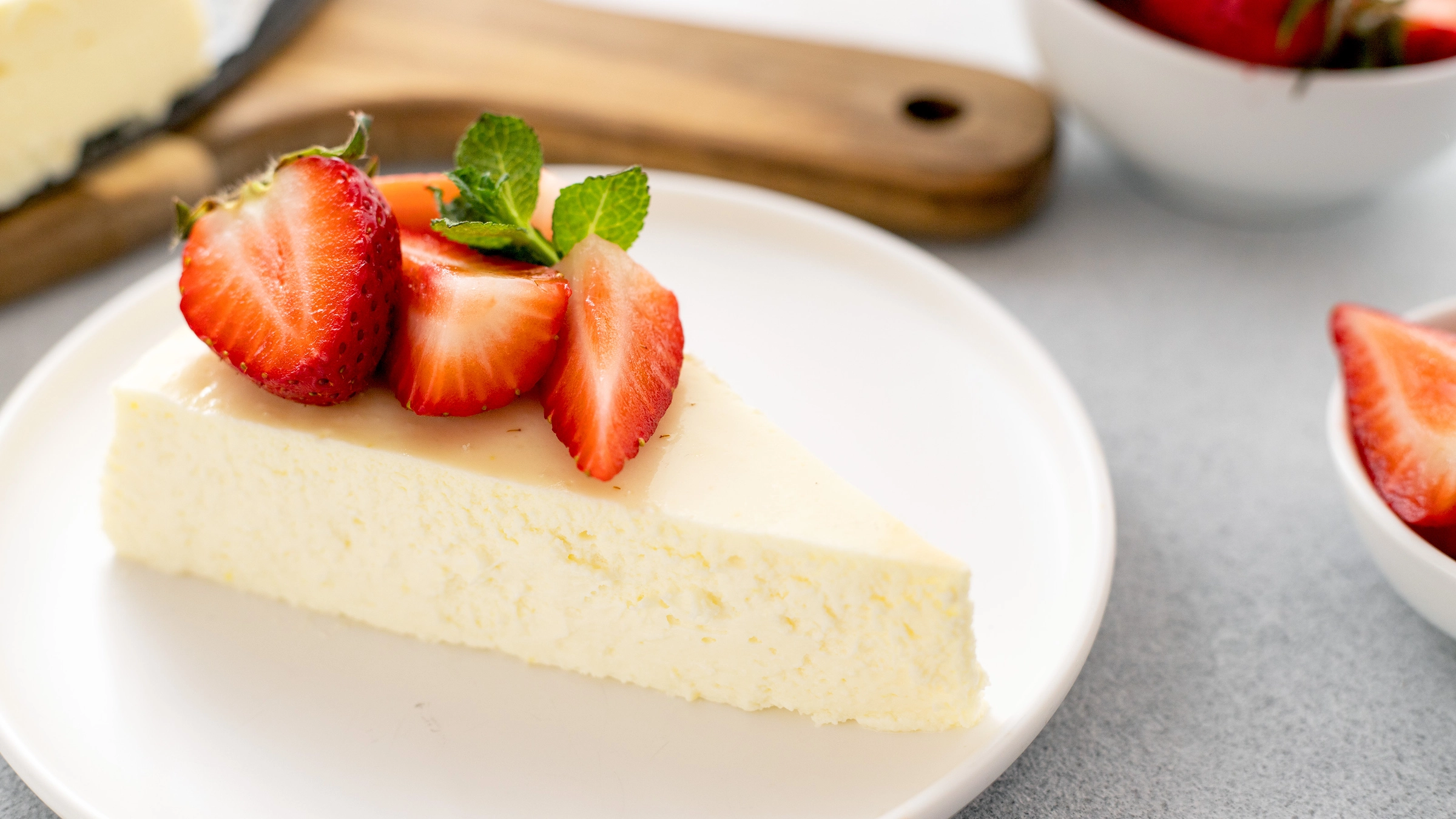 Low Carb Cheesecake freelance food photographer