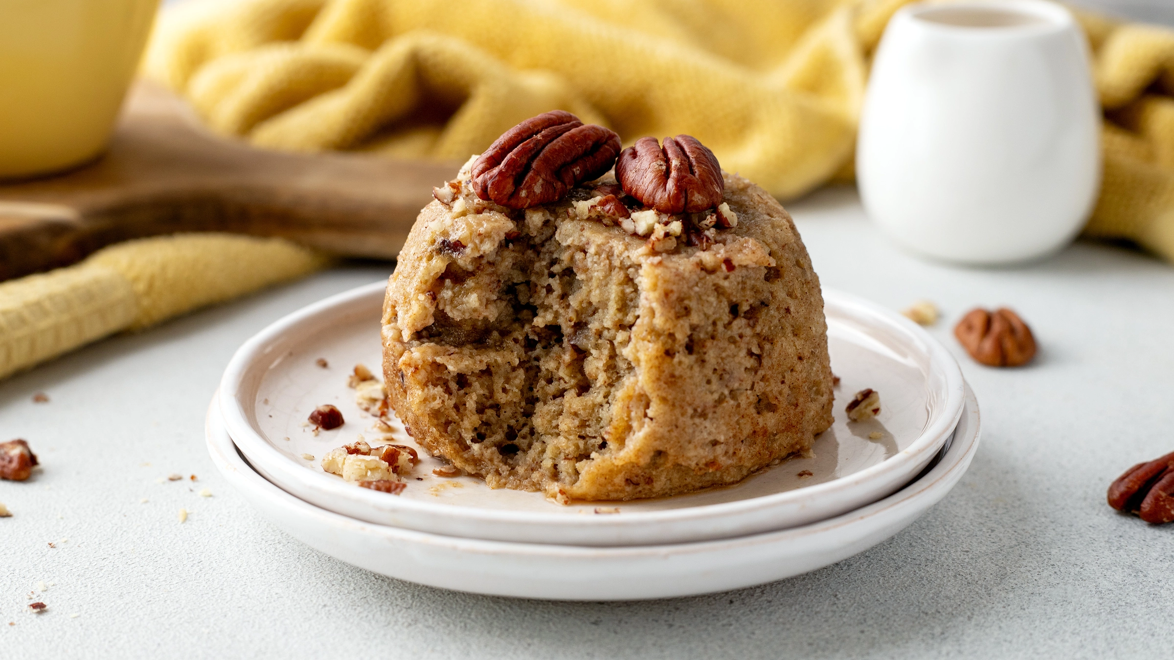 Maple Pecan Keto Mug Cake freelance food photographer