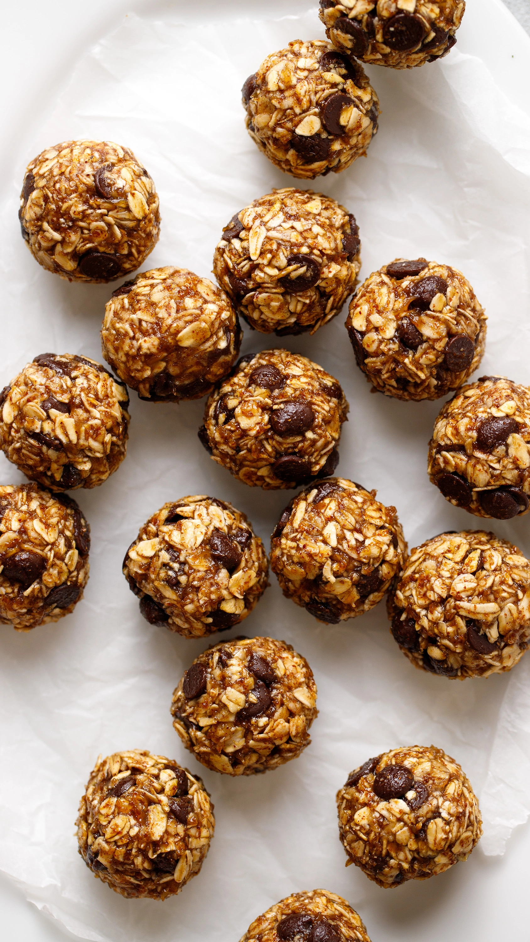 No-Bake Banana Oatmeal Balls freelance recipe photography