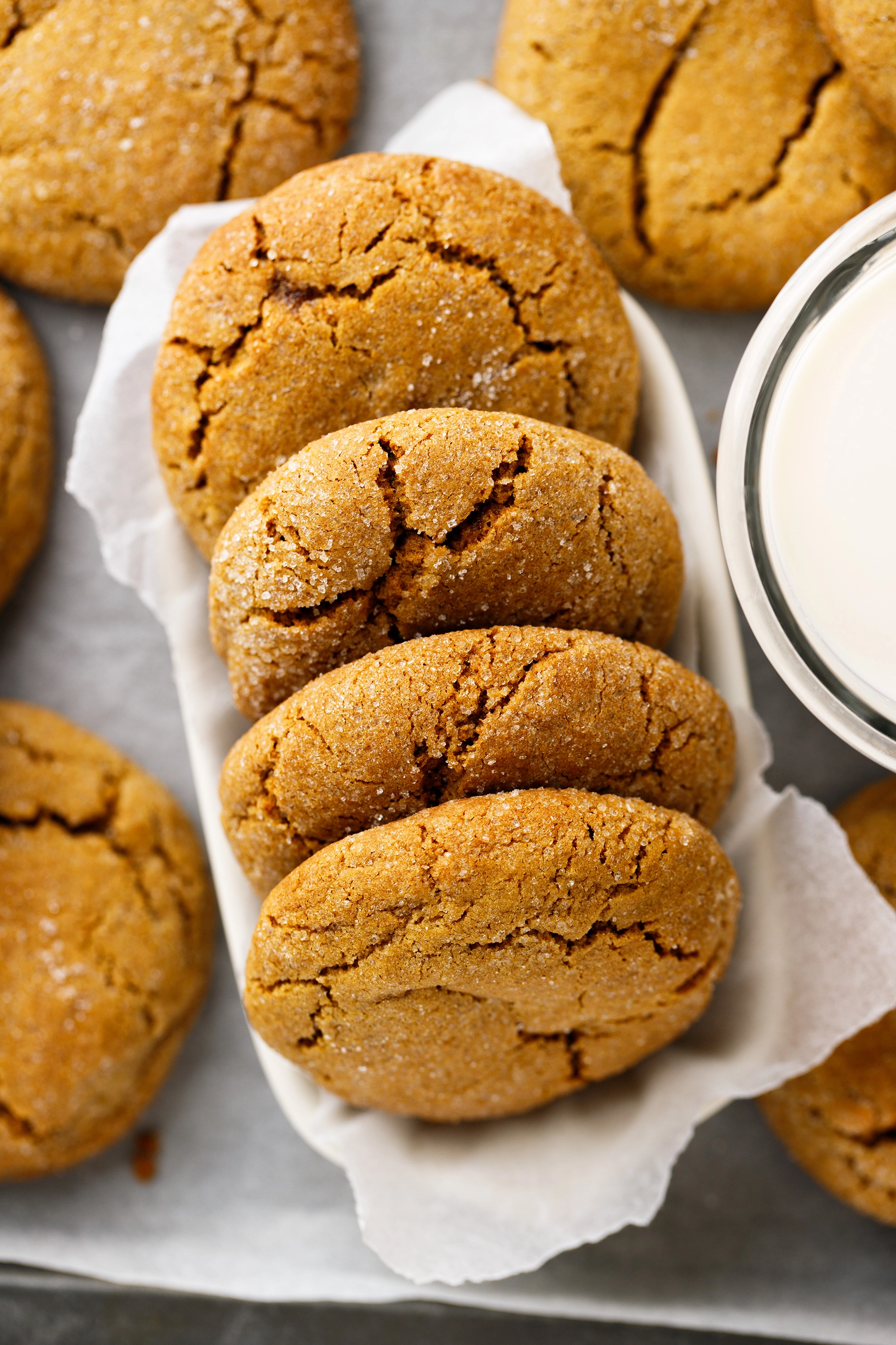 Soft Ginger Cookies recipe photography