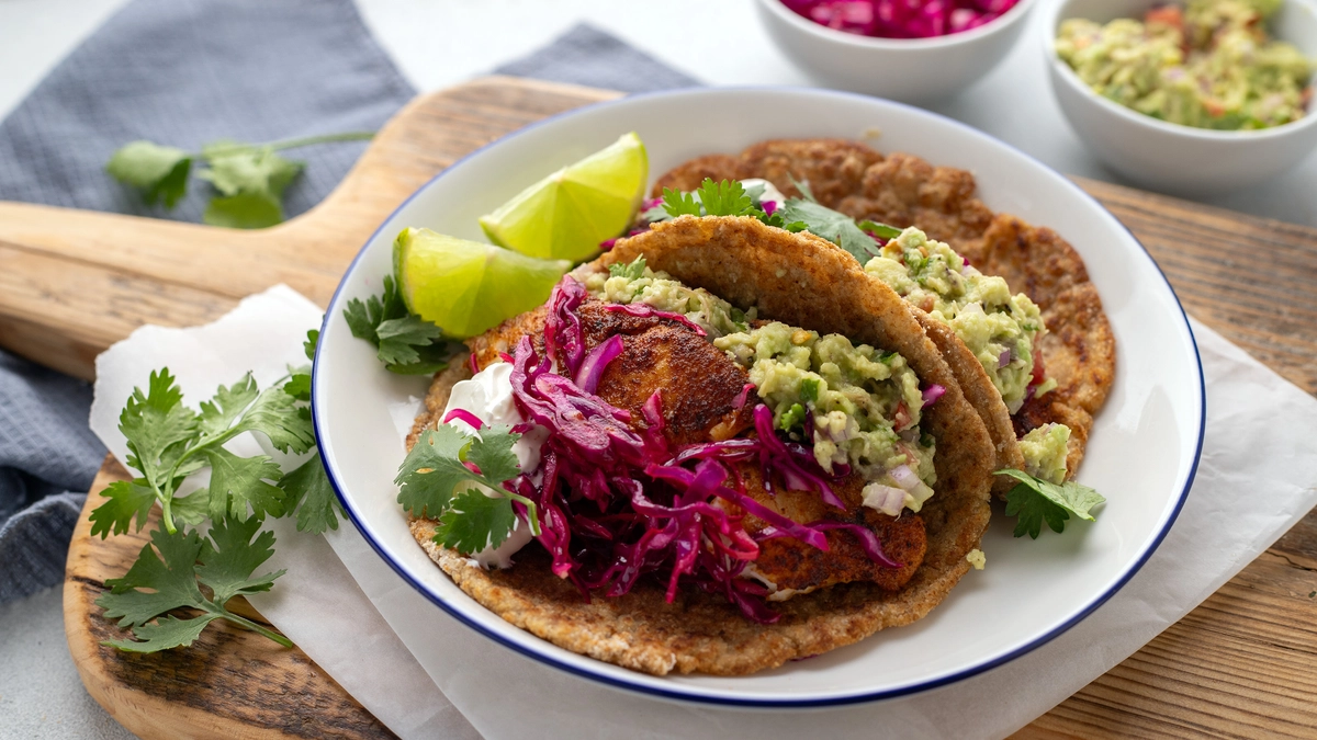 Blackened Tilapia Fish Tacos