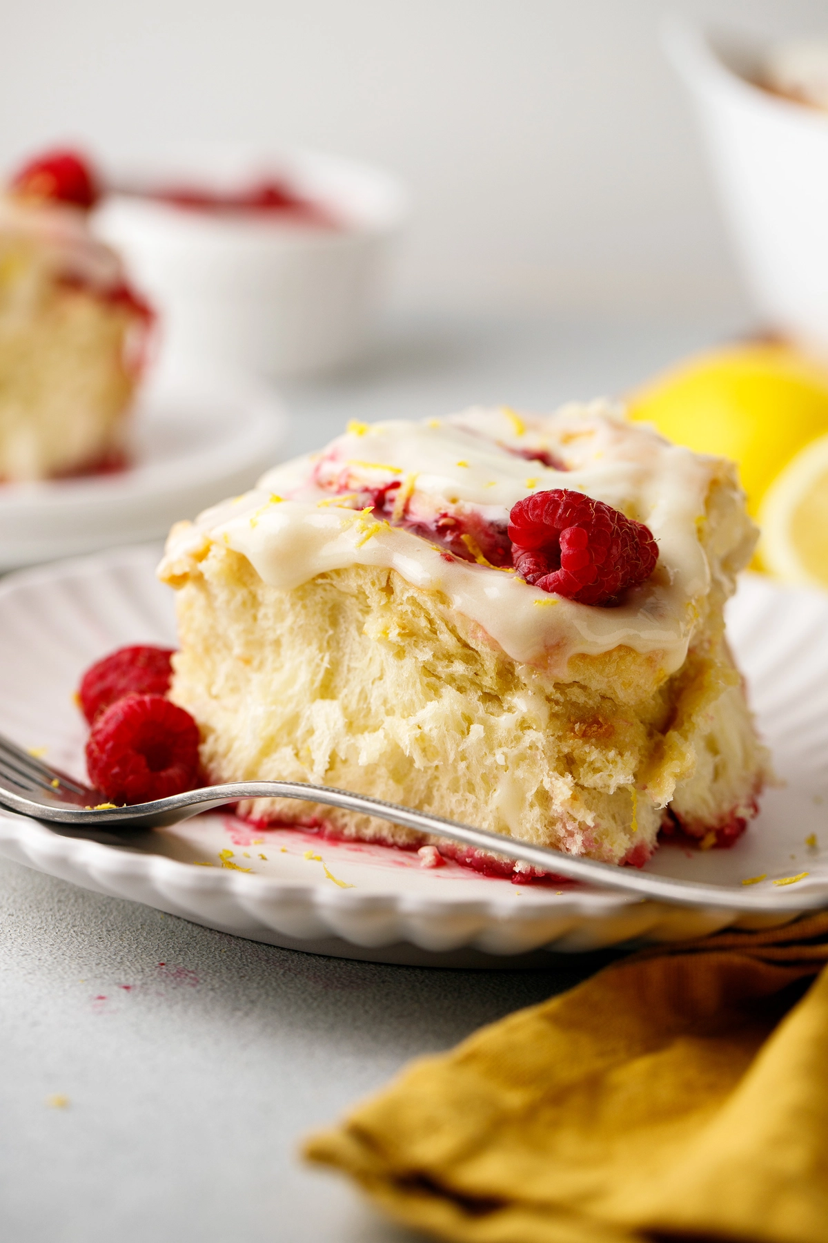 Soft, fluffy raspberry sweet rolls filled with tangy raspberry jam.