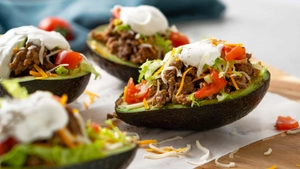 Keto Taco Stuffed Avocados